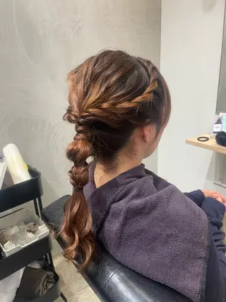 ロング ヘアアレンジ 南雲 由麻のヘアスタイル