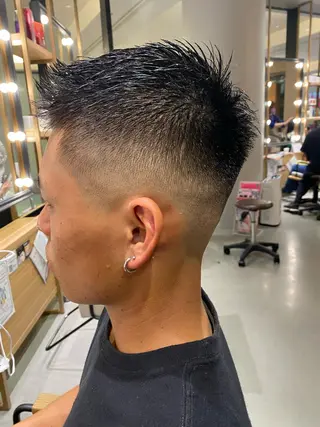 ショート メンズ unopulir 景山　凌のヘアスタイル