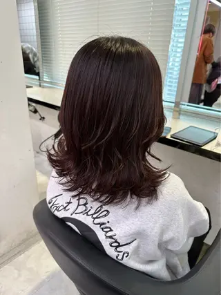 カラー 透明感カラー🌿 yuika🤎🍨のヘアスタイル