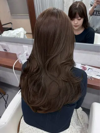 セミロング 堀江 真維のヘアスタイル