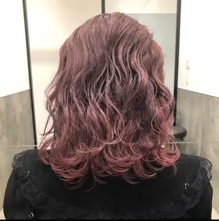 ミディアム カラー パーマ ヘアアレンジ メンズ キッズ stylist 🌸 kana.のヘアスタイル