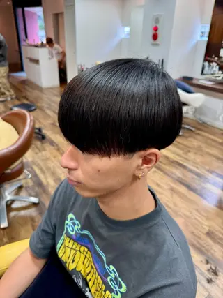 ショート パーマ メンズ 渋谷 洸貴のヘアスタイル