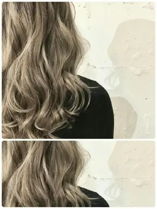 セミロング カラー 白井 秀太郎のヘアスタイル