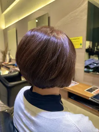 ショート hum立川 水野由香のヘアスタイル