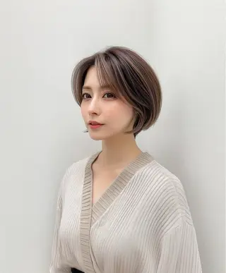 ショート 年齢悩みを全て解消/ 白髪と癖毛 松本雄光のヘアスタイル