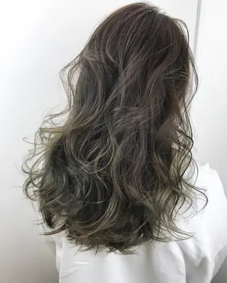 ロング カラー 酸性ストレート/ブリ ーチなし/中村 匠のヘアスタイル