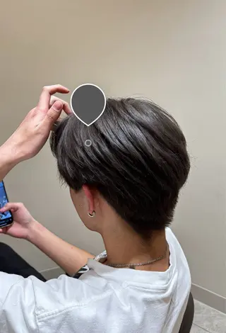 ショート カラー メンズ 山﨑 寛大のヘアスタイル