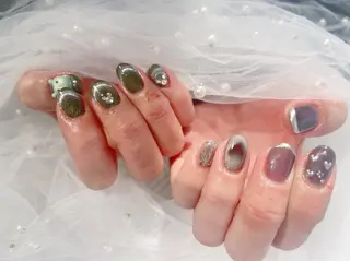 ミディアム ninabeauty 新宿のネイルデザイン