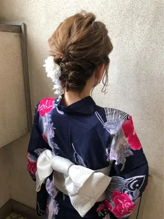 ショート ヘアアレンジ マンツーマン半個室 tamuraのヘアスタイル