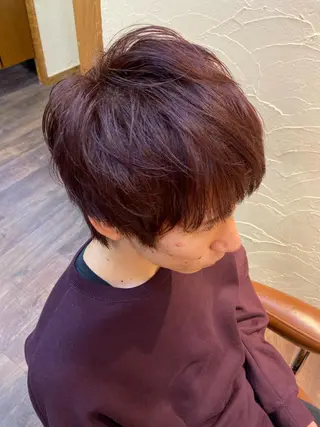 ショート カラー メンズ 鎌田 祥江のヘアスタイル
