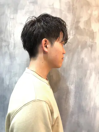 ショート カラー メンズ 水谷 俊一のヘアスタイル