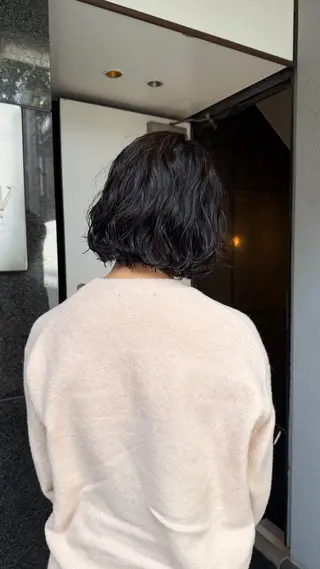 ショート カラー パーマ 🌿ボブ パーマ高橋啓太🌿のヘアスタイル
