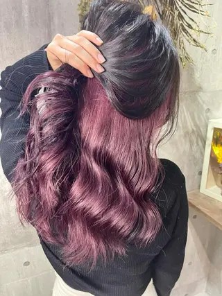 カラー かずくん🦩名古屋 ハイトーン/レイヤーのヘアスタイル