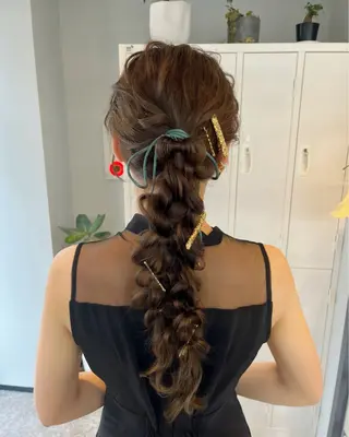 ヘアアレンジ 🇰🇷jisoo -ジス-🇰🇷のヘアスタイル