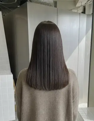 ミディアム カラー 梅田/艶カラー/ 髪質改善/イサミのヘアスタイル