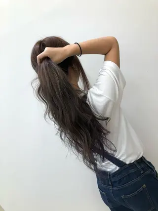 ロング カラー 渋谷/フェード/ 國分 翔のヘアスタイル