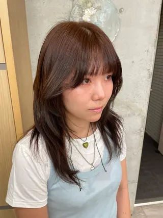 ロング カラー 🎀レイヤー/パーマ カラー/ai🎀のヘアスタイル
