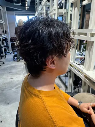 ミディアム パーマ メンズ 似合う髪型が 分からない方へのヘアスタイル