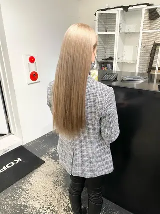 ミディアム カラー パーマ ヘアアレンジ メンズ キッズ ブリーチ　ハイトーン 特化🌈フジタハルキのヘアスタイル