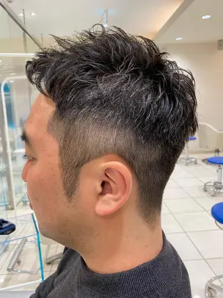 メンズ メンズパーマ 副店長ユウタのヘアスタイル
