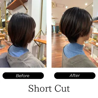 ショート BEAUTRIUM所属・大前斗夢ショート /くびれカットのヘアスタイル