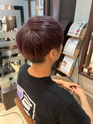 カラー メンズ 岩上 充希のヘアスタイル