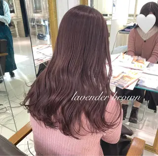 ロング カラー ヘアアレンジ 透明感カラー 古山 結季🌙🖤のヘアスタイル