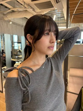セミロング 西田  美侑 /カットモデルのヘアスタイル