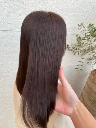 セミロング カラー 鵜飼 真伍のヘアスタイル