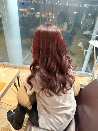 ロング 川畑 心子のヘアスタイル