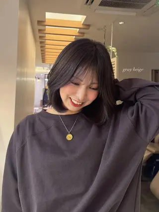 セミロング LONESS GINZA所属・FUJIIKANON /矯正モデル募集中のヘアスタイル