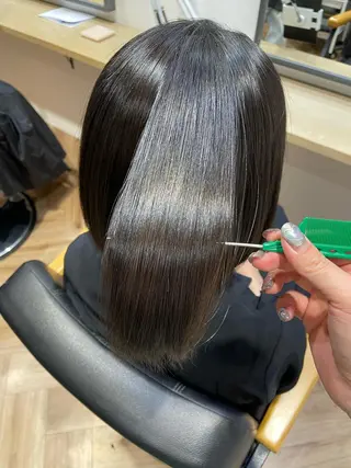 ミディアム もり まりものヘアスタイル