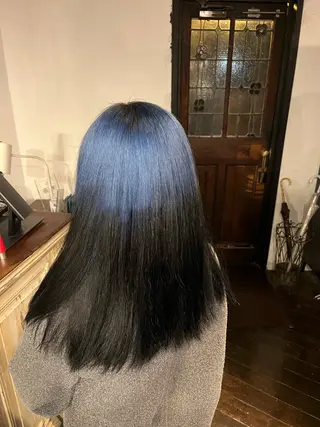 カラー 糸賀 蒼天のヘアスタイル