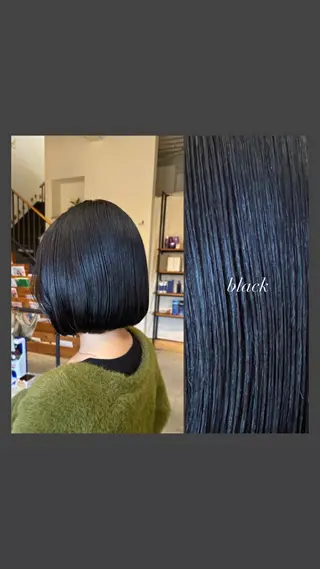ショート カラー 艶カラー/髪質改善ス トレート/羽菜のヘアスタイル
