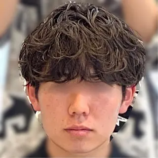 パーマ メンズ メンズ縮毛矯正 ♠️店長下平隼人のヘアスタイル