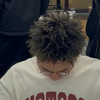 ショート カラー ヘアアレンジ メンズ 【札幌メンズ特化】 🔥RIKU🔥のヘアスタイル