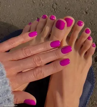 ショート めぐみのネイルサロン スタッフ練習のネイルデザイン