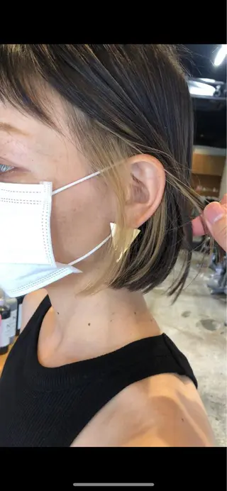 ショート カラー 骨格診断🍃ショート /ショートボブ✨岡元のヘアスタイル