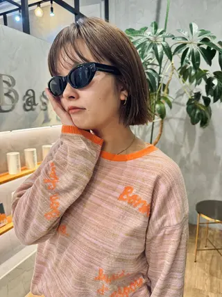 ショート カラー Basis 田口豪司のヘアスタイル