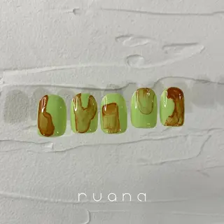 ネイル ニュアンスネイル🧡 rionaのネイルデザイン