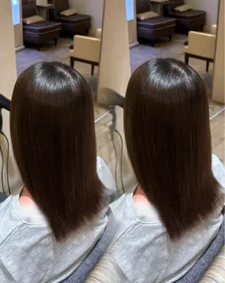 セミロング 杉本 奈々美のヘアスタイル