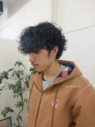 パーマ メンズ Kii/fiika/ 天神今泉🍊neneのヘアスタイル