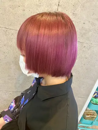 ショート カラー ヘアアレンジ 似合わせhair🌼 misakiのヘアスタイル