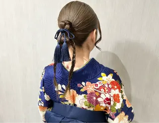 ロング ヘアアレンジ ヘアセット専門店 Rのヘアスタイル