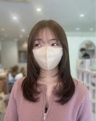 ミディアム U24✨️0円モデル 🎀藤村音寧🎀のヘアスタイル