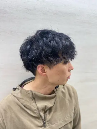 パーマ メンズ 三瓶まい  メンズ/ レディースカット✂️のヘアスタイル