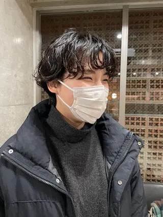 ショート カラー 表参道🌿赤み消し カラー/チナツのヘアスタイル