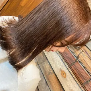 ミディアム カラー 川崎 かなでのヘアスタイル