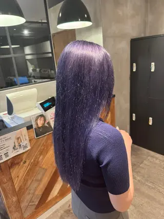 ロング カラー 原田 夢来のヘアスタイル