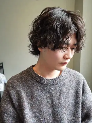 パーマ メンズ メンズパーマ専門店 【店長】⚜️イチカワのヘアスタイル
